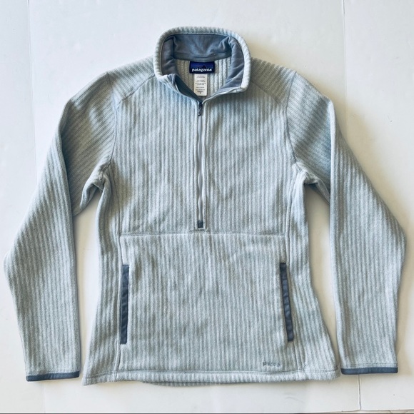 Patagonia Women's Gray Sweater 1/4 Zip Pullover M - Picture 2 of 5